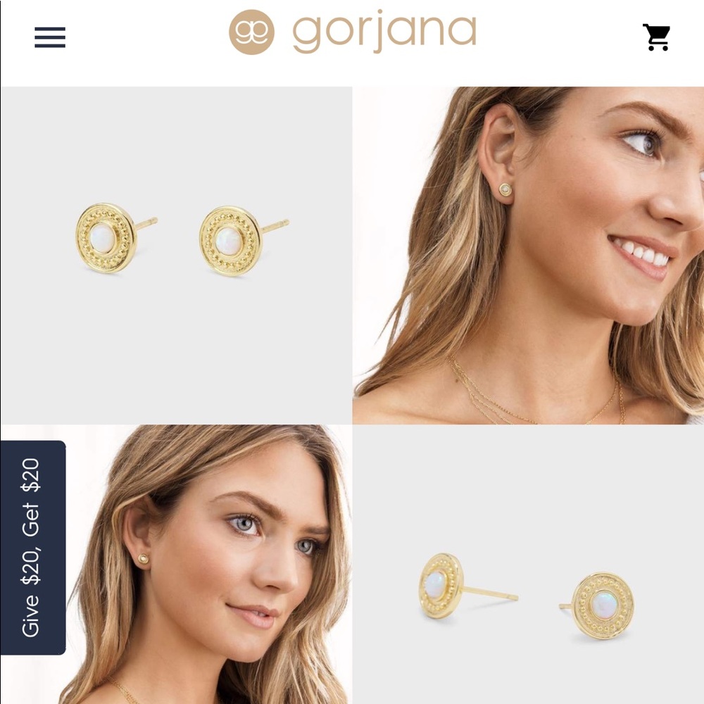 Gorjana Sunburst Stud Earrings